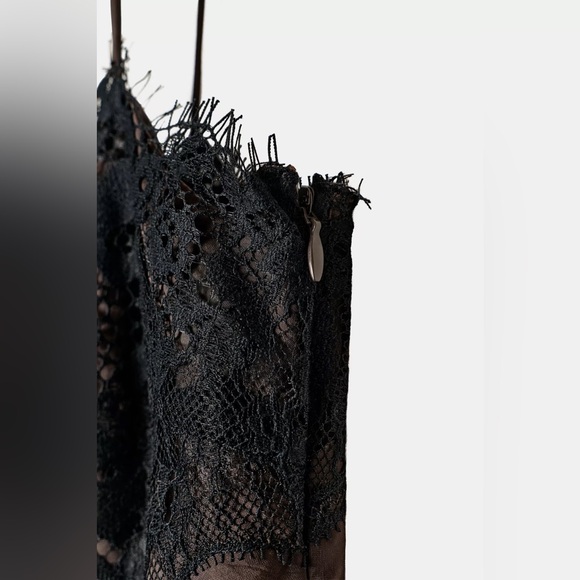 ZARA ASYMMETRIC SATIN LACE DRESS ZW COLLECTION - Picture 9 of 9